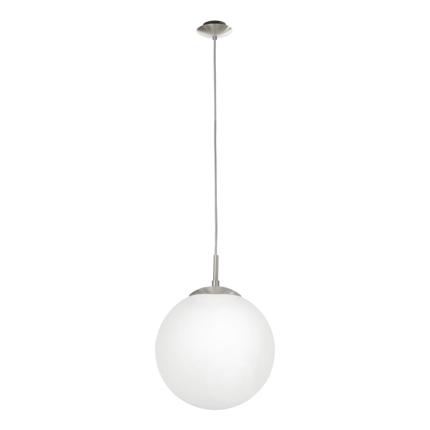 EGLO - Żyrandol na lince 1xE27/60W/230V śr. 25 cm biały
