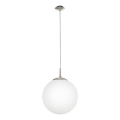 EGLO - Żyrandol na lince 1xE27/60W/230V śr. 30 cm biały