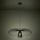 Eglo - Żyrandol na lince 1xE27/60W/230V śr. 77 cm czarny