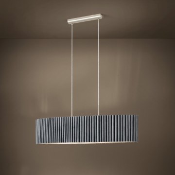 Eglo - Żyrandol na lince 2xE27/40W/230V szary