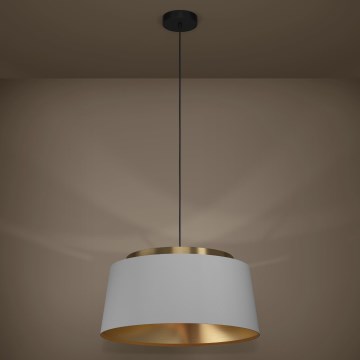 Eglo - Żyrandol na lince 3xE27/40W/230V szary/złoty
