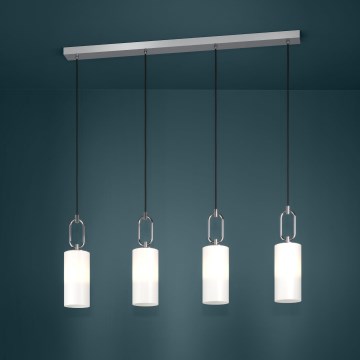 Eglo - Żyrandol na lince 4xE27/40W/230V chrom błyszczący