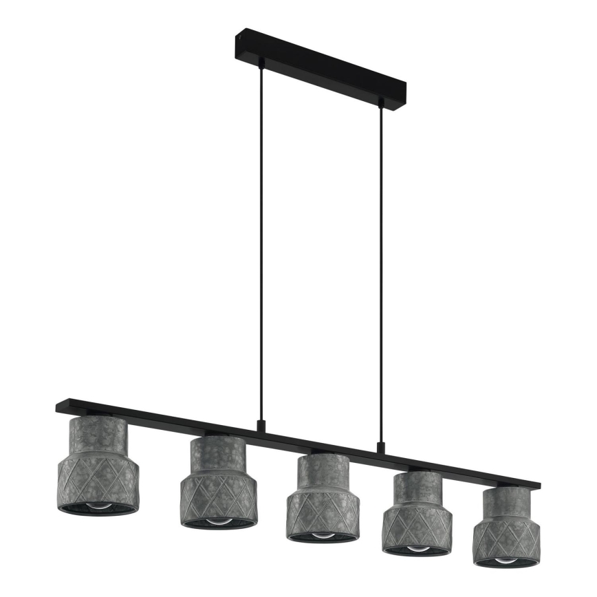 Eglo - Żyrandol na lince 5xE27/40W/230V