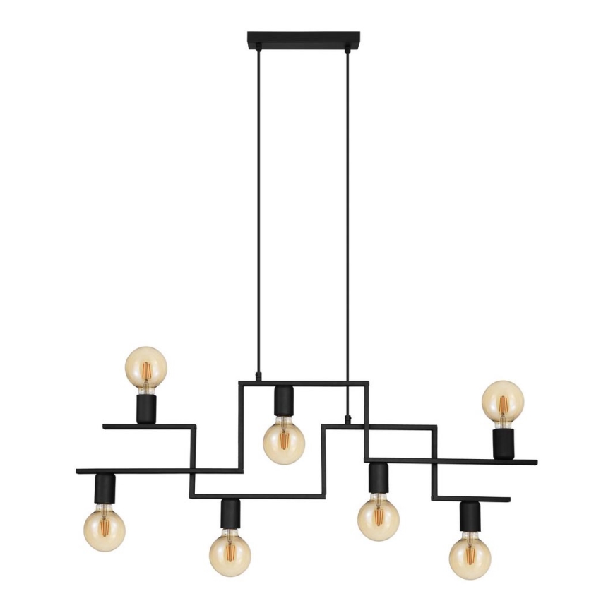 Eglo - Żyrandol na lince 7xE27/60W/230V