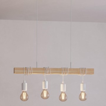 Eglo - Żyrandol na lince TOWNSHEND 4xE27/60W/230V