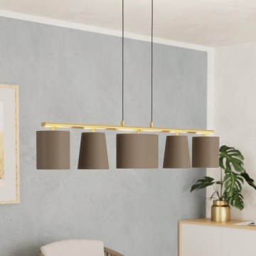 Eglo - Żyrandol na linkach 5xE14/40W/230V