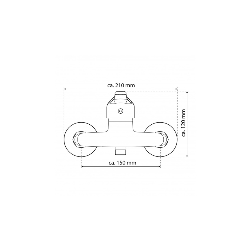 Eisl NI168CR - Bateria prysznicowa GRANDE VITA CLASSIC błyszczący chrom