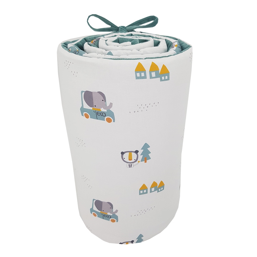 EKO - Barierka zabezpieczająca do łóżeczka CARS 180 cm