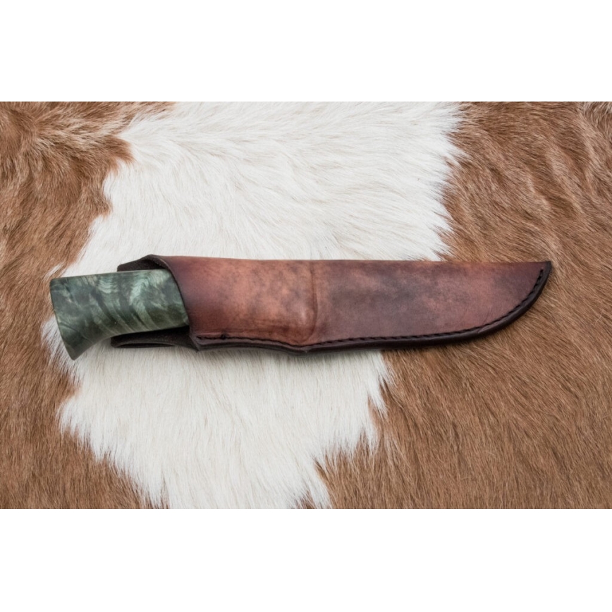 Ekskluzywny nóż damasceński 11,6 cm klon/heban