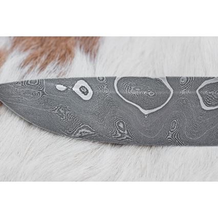 Ekskluzywny nóż damasceński 11,6 cm klon/heban