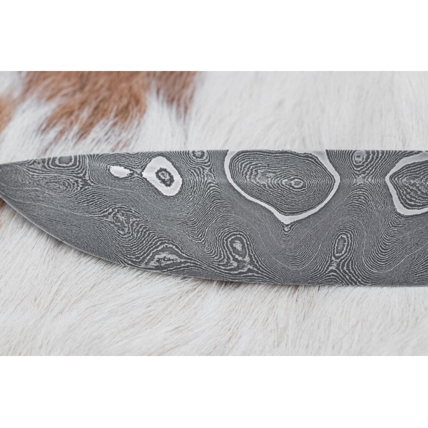 Ekskluzywny nóż damasceński 11,6 cm klon/heban