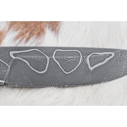 Ekskluzywny nóż damasceński 11,6 cm klon/heban