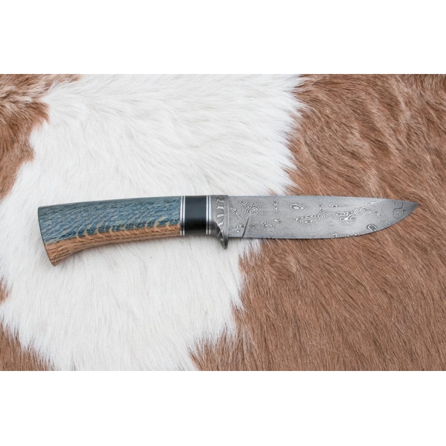 Ekskluzywny nóż damasceński 12,7 cm dąb/heban