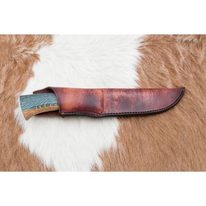 Ekskluzywny nóż damasceński 12,7 cm dąb/heban