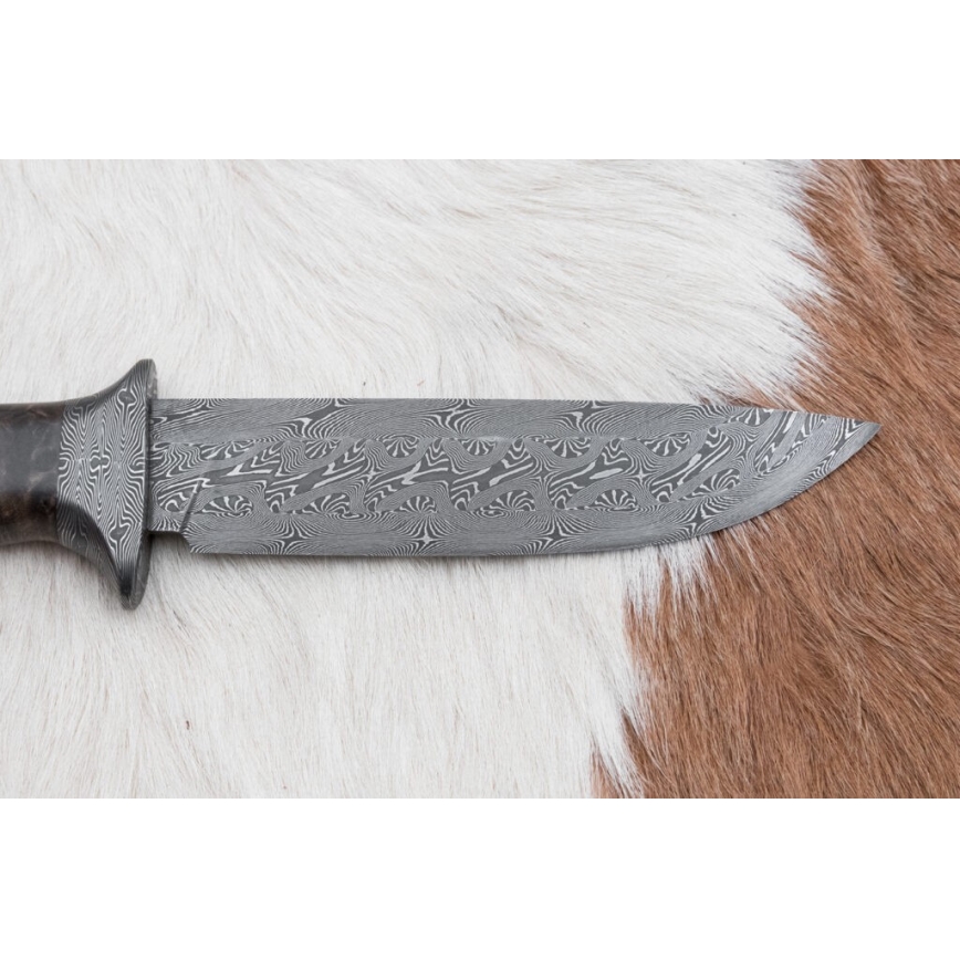 Ekskluzywny nóż damasceński 13,8 cm klon