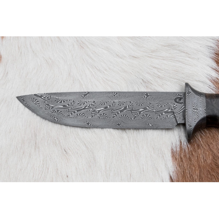 Ekskluzywny nóż damasceński 13,8 cm klon