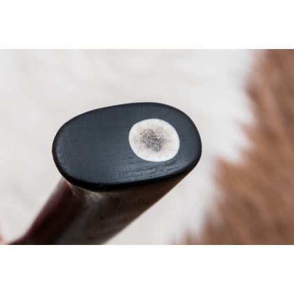 Ekskluzywny nóż damasceński 8,6 cm dąb/kość wielbłądzia