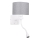 Elastyczna lampa LED POLO 1xE27/40W+LED/2W 230V biała