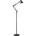 Elastyczna lampa podłogowa AURIQ 1xE27/60W/230V 184 cm czarny