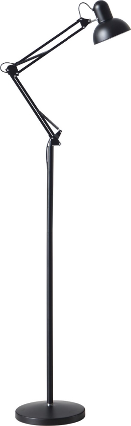 Elastyczna lampa podłogowa AURIQ 1xE27/60W/230V 184 cm czarny