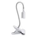 Elastyczna Lampa stołowa z klipsem CLIP 1xE27/30W/230V biały