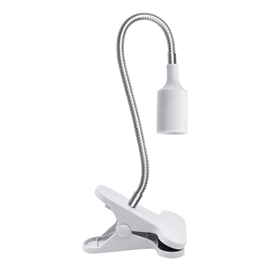 Elastyczna Lampa stołowa z klipsem CLIP 1xE27/30W/230V biały