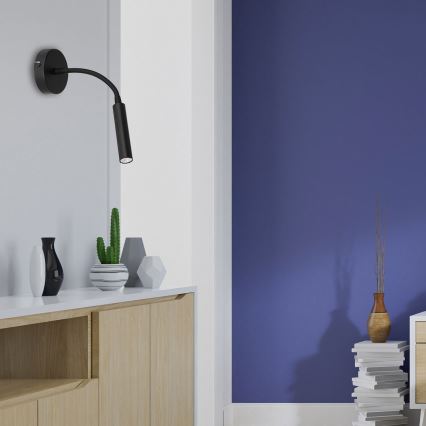 Elastyczna lampka ARDEN 1xG9/8W/230V czarna
