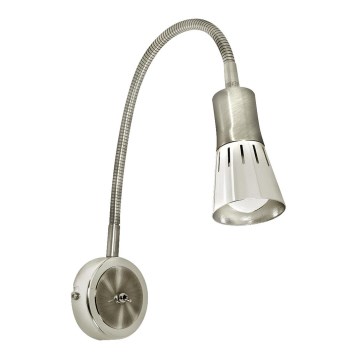 Elastyczna lampka ARENA 1xE14/40W/230V matowy chrom