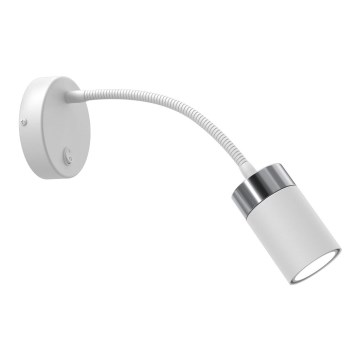 Elastyczna lampka JOKER 1xGU10/8W/230V biała/matowy chrom
