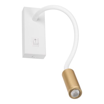 Elastyczna lampka LED TONIL LED/3,3W/230V biała/złota