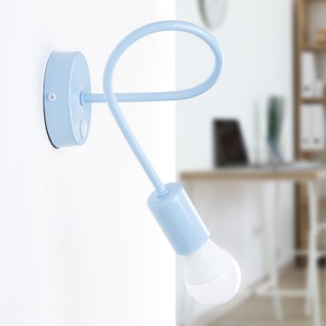 Elastyczna lampka ścienna OXFORD 1xE27/15W/230V niebieska