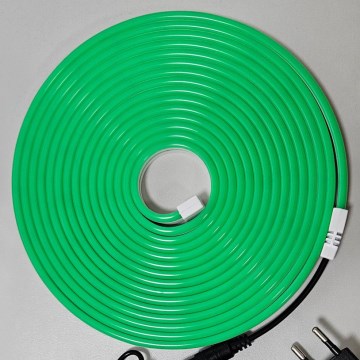 Elastyczna taśma LED NEON LED/10W/230V 5 m IP65 zielona
