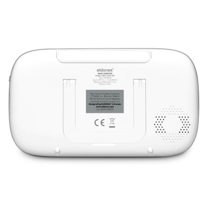 ELDONEX EBM-1010-WH - Elektroniczna niania z monitorem 5V/2000 mAh