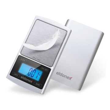 ELDONEX EKS-4040-SL - Waga precyzyjna 2xCR2032 srebrny