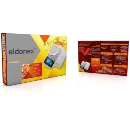 ELDONEX EKS-4040-SL - Waga precyzyjna 2xCR2032 srebrny