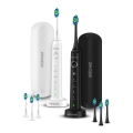 ELDONEX ETB-1010-BW - ZESTAW 2x sonicznych szczoteczek SonicPro DuoPack IPX7 czarna + biała