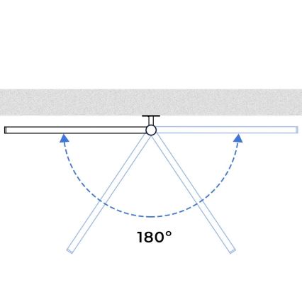Elektryczna obrotowa suszarka do ręczników z termostatem ARABESQUE 196W/230V 81,8 cm IP44 biały