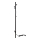 Elektryczna drążkowa suszarka na ręczniki 118 cm, 30 W, czarna