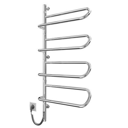 Elektryczna obrotowa suszarka do ręczników ELECTRA 120W/230V 102,5x47,5 cm stal nierdzewna/chrom lewa