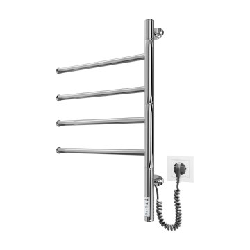 Elektryczna obrotowa suszarka do ręczników VEER 50W/230V 60x44,5 cm stal nierdzewna/błyszczący chrom