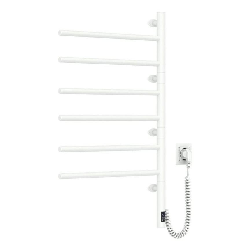 Elektryczna obrotowa suszarka do ręczników z termostatem ARABESQUE 196W/230V 81,8 cm IP44 biały