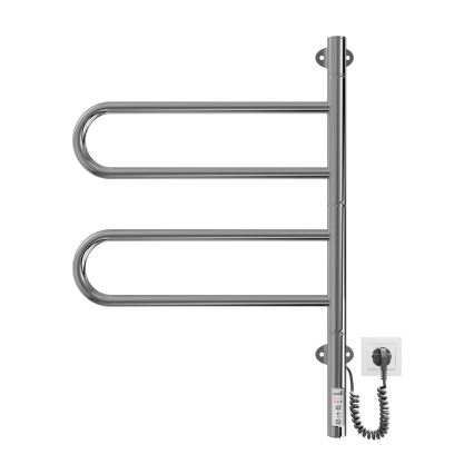 Elektryczna obrotowa suszarka na ręczniki TRISTAR 75W/230V 62,5x44,5 cm IP44 stal nierdzewna/błyszczący chrom