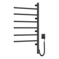 Elektryczna obrotowa suszarka na ręczniki z termostatem ARABESQUE 105W 82x49 cm czarna
