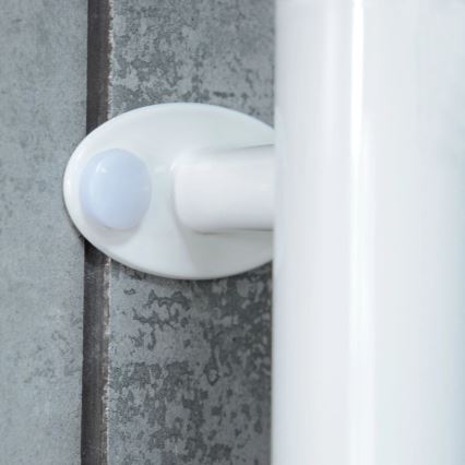 Elektryczna obrotowa suszarka na ręczniki z termostatem ARABESQUE 60W 65x49 cm  biała