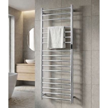 Elektryczna suszarka do ręczników 60x168 cm 285W stal nierdzewna