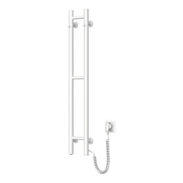 Elektryczna suszarka do ręczników SILOUETTE 187W/230V 101,1 cm IP44 biały prawy okrągły