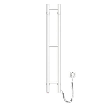 Elektryczna suszarka do ręczników SILOUETTE 187W/230V 101,1 cm IP44 biały prawy okrągły