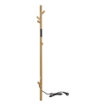 Elektryczna suszarka drążkowa na ręczniki 118 cm 30W złota