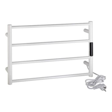 Elektryczna suszarka na ręczniki 56 × 37 cm, 63 W, stal nierdzewna/biała