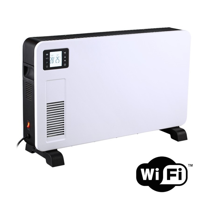 Elektryczny grzejnik konwektorowy 1000/1300/2300W LCD/timer/termostat Wi-Fi